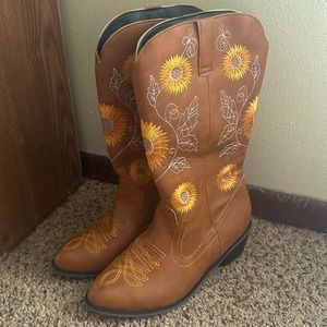 Sunflower Western Boots